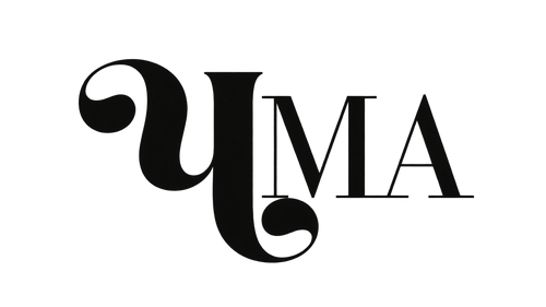 Logo UMA noir sur fond transparent